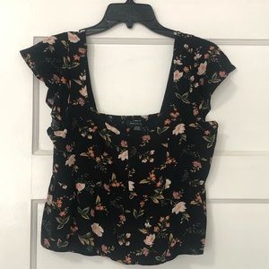 American Eagle Floral Crop Top